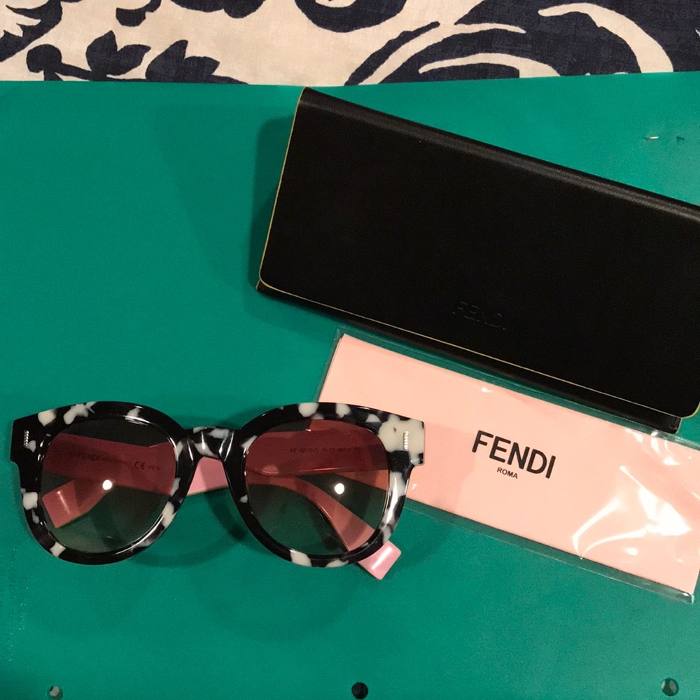 Fendi Color Block Sunglasses